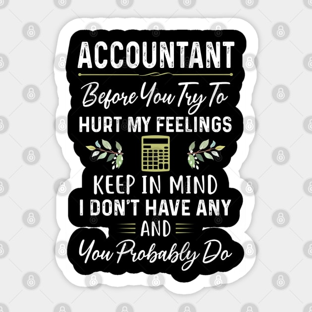 Accountant Sticker by arlenawyron42770